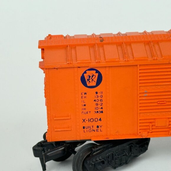 Lionel X-1004 Baby Ruth Candy Boxcar Vintage Model Train Orange PRR Collectible - Picture 2 of 8